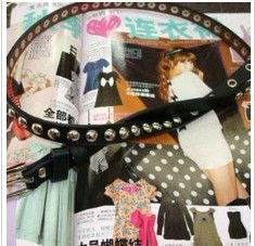 Min.order is $15 (mix order)Fashion Decoration Brief  Belt  Leather Rivet  Belt  Free Shipping