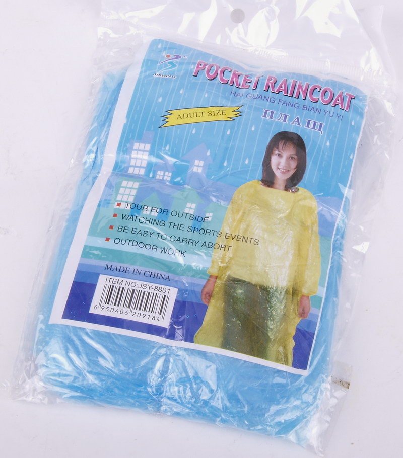 Min.order is $15 (mix order) Personality !!Disposable raincoat transparent raincoat