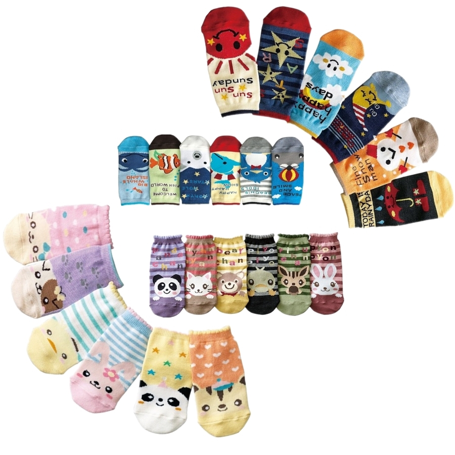 Min.order is $15 Nisse Spring and Autumn 0-3Year Old Cartoon Baby Socks Slip-resistant Floor Socks SJ35