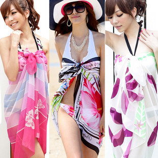 Min. per order $15(mix) 6g Hot-selling bikini  beach towel scarf skirt swimwear  monokini sale