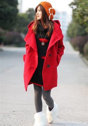 Mini order$15 2012 9045 all-match slim large lapel long design woolen overcoat trench