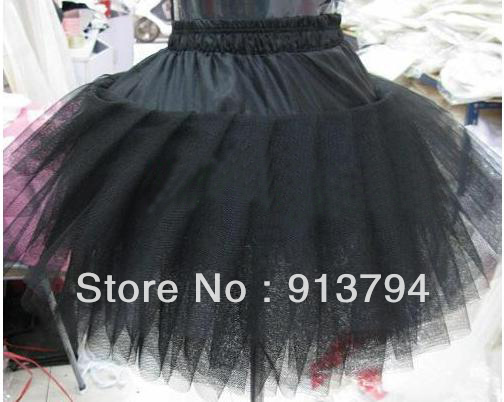 Mini Skirt Crinoline Blakc Short Petticoat Free Shipping Hot Sale Wholesale PT-22