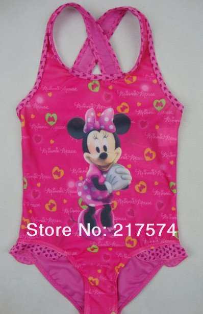 minnie swimming Dress free shipping swimming bathers swiming wear two piece swimwear swimsuits swimmers  for 2013 Summer