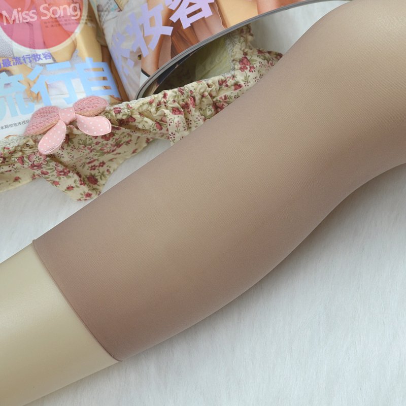 Misssong summer ice cream candy color natural roll-up hem shank length trousers Women legging socks thin summer casual