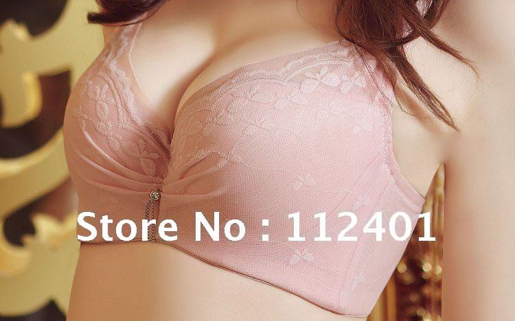 Mix order &Thin section smooth surface bra Bud silk sexy bra &5 colour for lady B cup