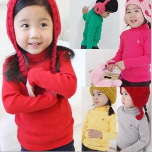 Mixed color ! Solid color clothing for children kid's undershirt YY1220212535