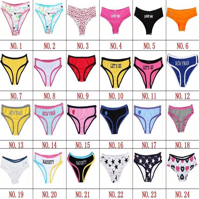 Mixed styles wholesale women cotton sexy&lovely underwear/short/lady panties 10pcs/lot free shipping