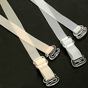 Mm sexy bra shoulder strap transparent shoulder strap silica gel invisible 1cm 3