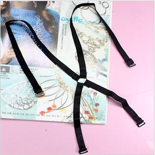 Mm summer underwear shoulder strap cross all-match steel buckle invisible underwear bra straps invisible