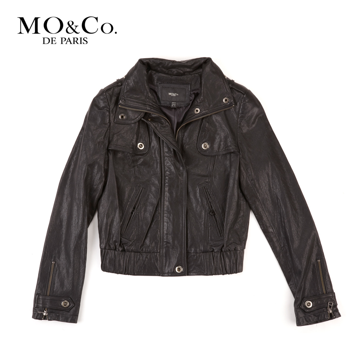 Mo & co . mormons women's m103pee11 brief jacket leather clothing moco