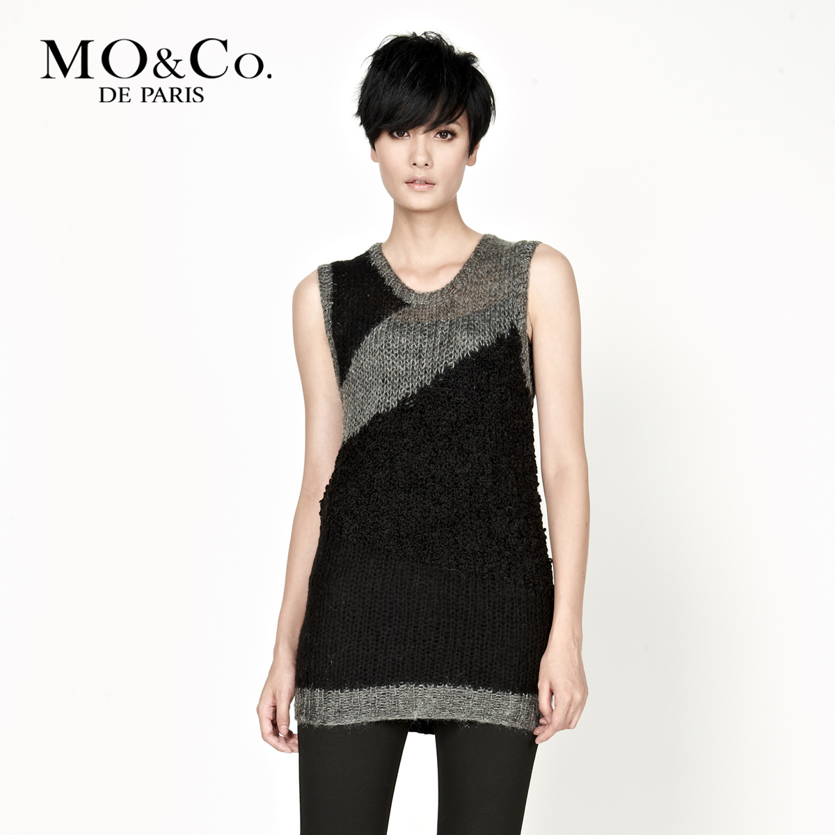 Mo & co . mormons women's m113jey27 sleeveless sweater moco