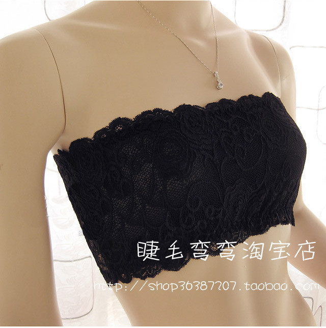 MOA $20 Broadened high-elastic lace tube top modal patchwork basic tube top 0.03