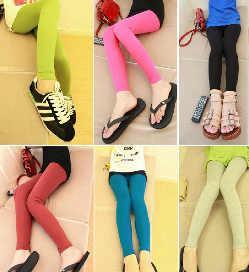Modal candy color legging ultra-thin stockings