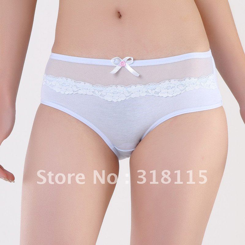 Modal Cotton Flowered Panties Women's Underwear Briefs Knickers 900852-510012C Free shipping