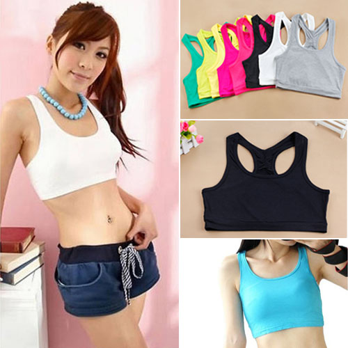 Modal cotton sports 100% gulps half small basic vest short design spaghetti strap bra underwear tube top tube top