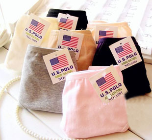 Modal panties female panties female 100% cotton trigonometric panties women's stripe panties 100% cotton breathable