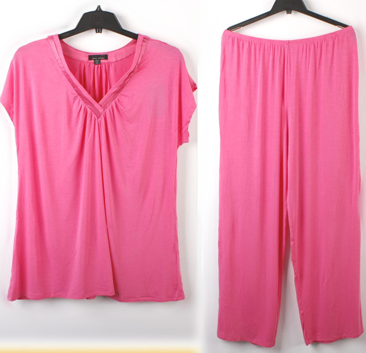 Modal soft comfortable lounge sleep set mm plus size the appendtiff plus size available