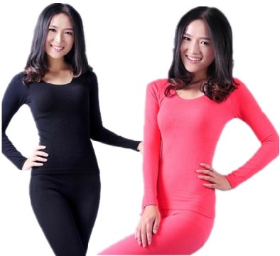 modal thin body shaping beauty care underwear female seamless long johns long johns thermal underwear set