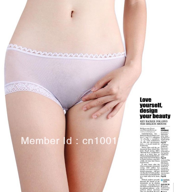 Modal underwear sexy underwear appeal interest transparent temptation with lower wholesale ladies briefs * 203