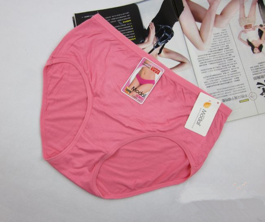 Model Plus Size Women Mid Waist Underwear Mixed Color Lingerie Wholesale Free Shipping