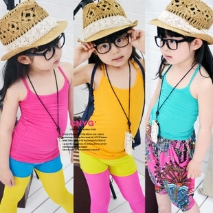 Mohl 2012 girls clothing fabric brief all-match spaghetti strap top vest