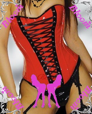 Molis corset waist belt clip cummerbund red string v