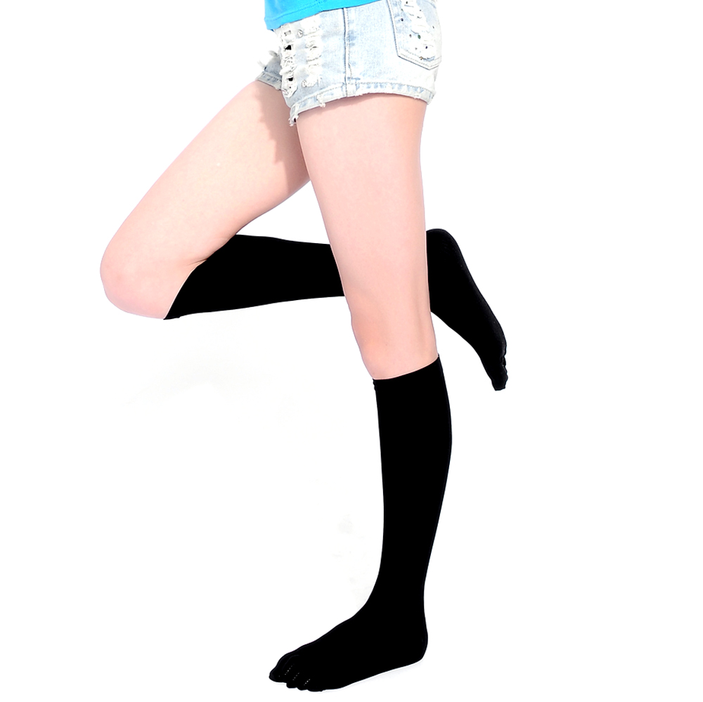Mona female velvet knee-high health stovepipe socks heel toe socks