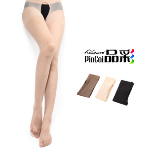 Mona stockings sexy open file Core-spun Yarn double faced carving pantyhose women's legging
