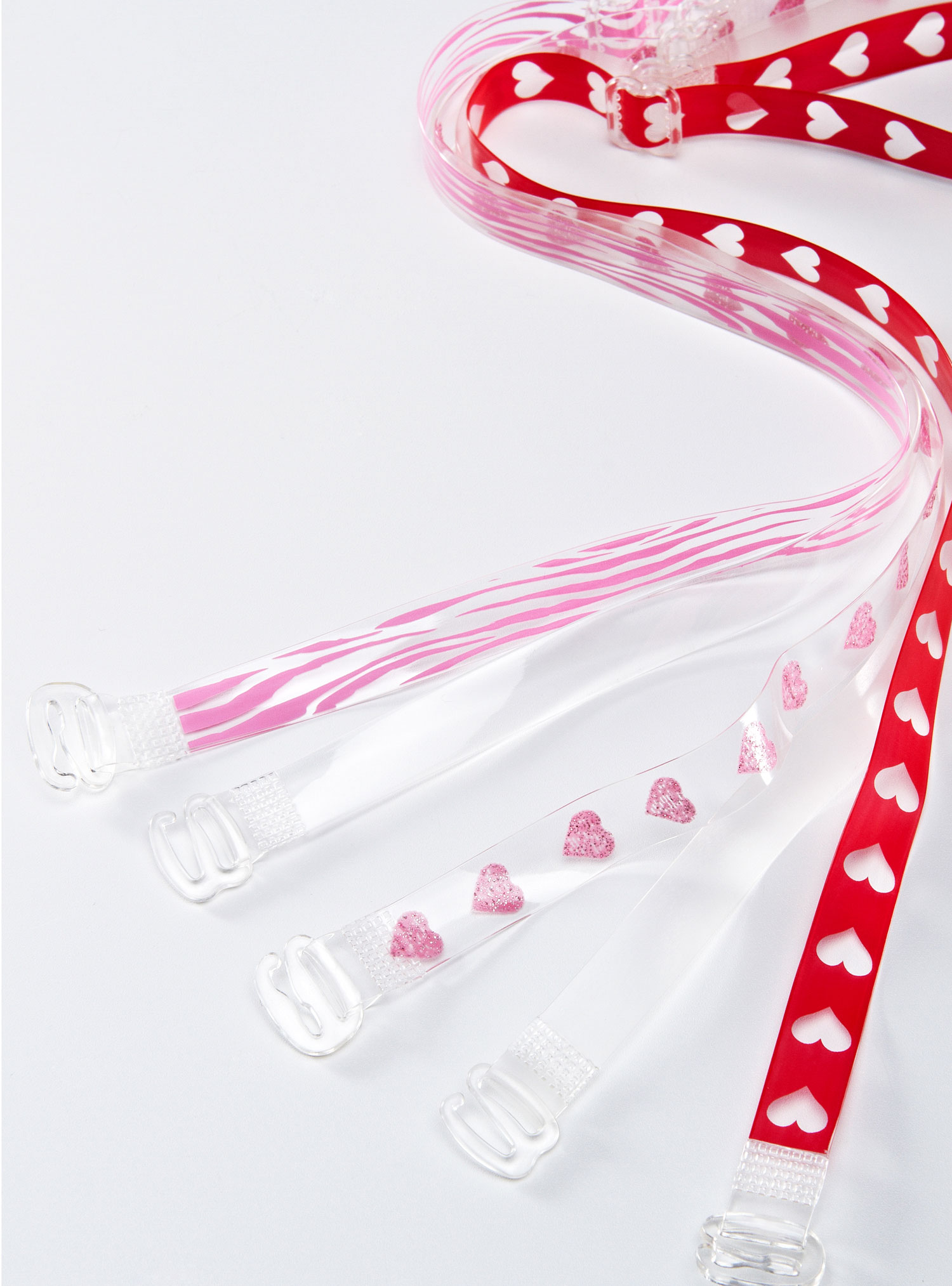 MOONBASA print scrub transparent shoulder strap set 5 pectoral girdle