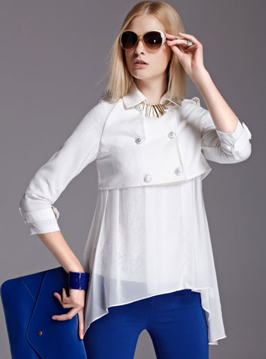 MOONBASA women's elegant fashion expansion bottom romantic trench spring