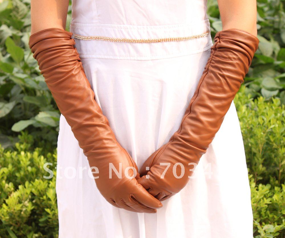 Moq=1,Women's genuine leather glove,joker lambskin drape warm mittens,lady's fashion winter gloves,free shipping,ID:F302