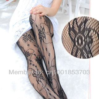 MOQ 1PCS mix order women sexy  morning glory fishet tights SO19027-BK