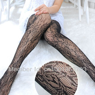 MOQ 1PCS mix order  women sexy rose with branch  fishnet tights SO19028-BK
