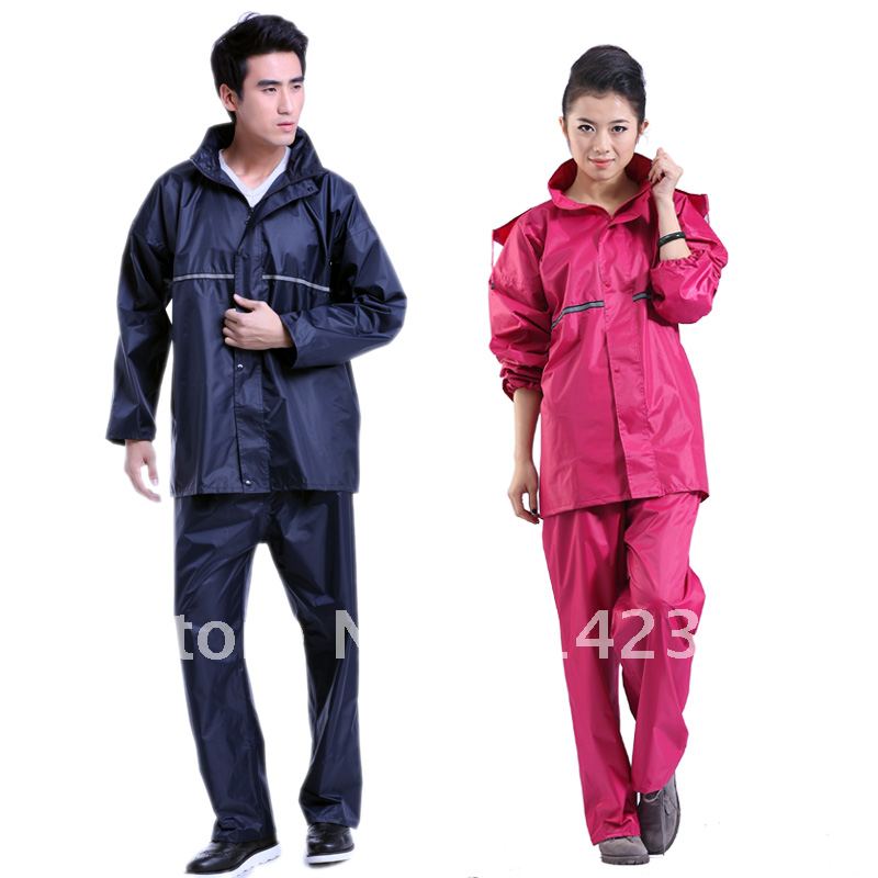 Motorcycle electric bicycle 168 fashionable casual split ride rain pants raincoat set 29.9