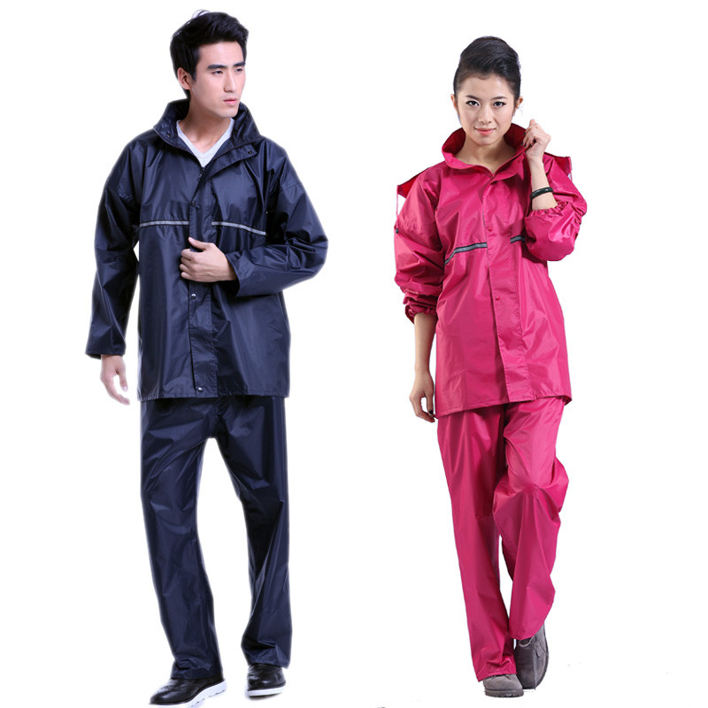 Motorcycle electric bicycle 168 split ride rain pants raincoat set