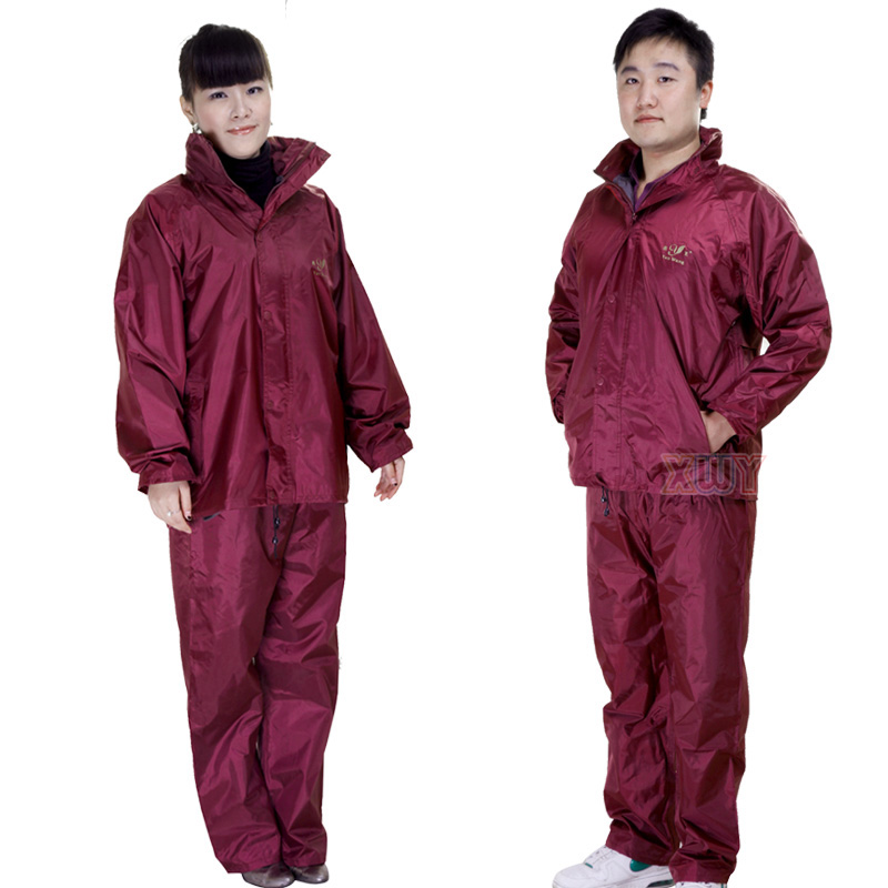 Motorcycle electric bicycle 807 fashion casual ride split rain pants raincoat set