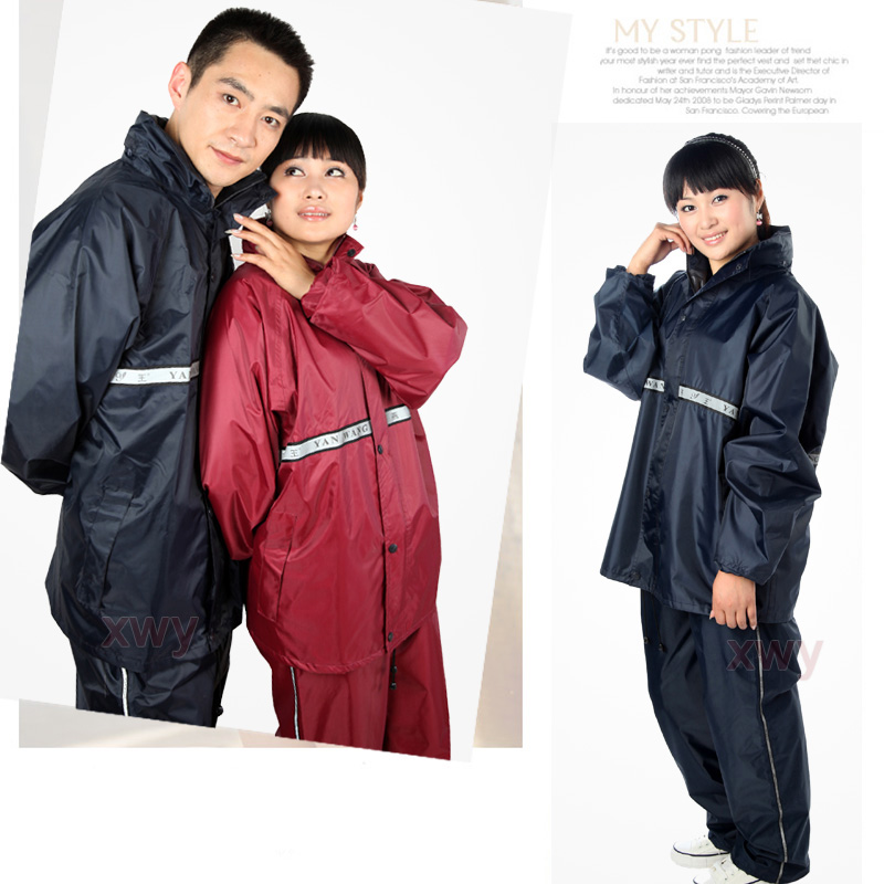 Motorcycle electric bicycle ride 806 adult split rain pants raincoat set