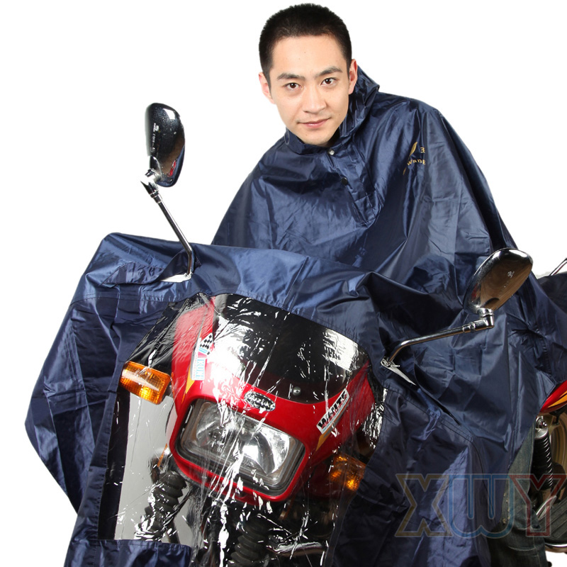 Motorcycle electric bicycle ride Burberry 804 fashion thickening poncho