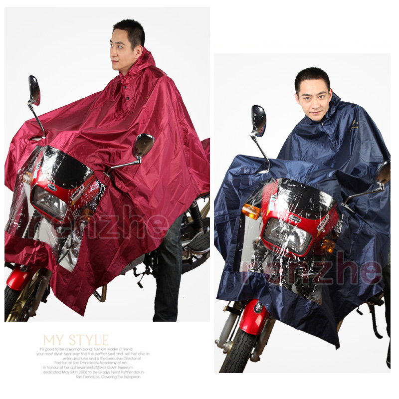 Motorcycle electric bicycle ride Burberry fashion 804 thickening poncho