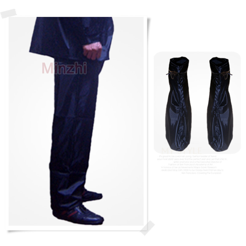 Motorcycle electric bicycle ride split raincoat adult fashion thickening rain pants shoes cover