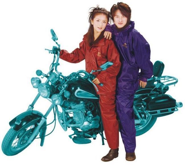 Motorcycle raincoat double layer set split raincoat n211-2a