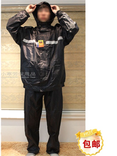 Motorcycle raincoat double layer split raincoat electric bicycle raincoat set breathable type