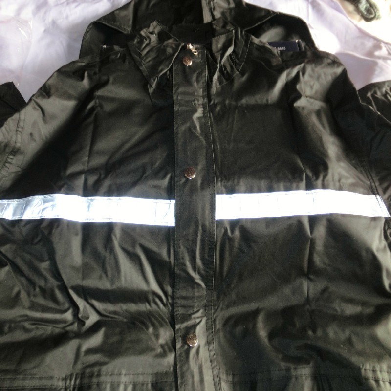Motorcycle raincoat electric bicycle raincoat fashion ride split double layer rain pants raincoat set