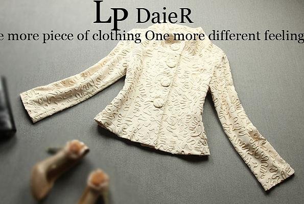 MS COLOR 2012 Autumn Gorgeous Embroidery Ladies' Fashion Jacket