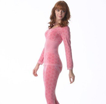 Ms. fall and winter thin models seamlessly modal elastic body modeling package round neck