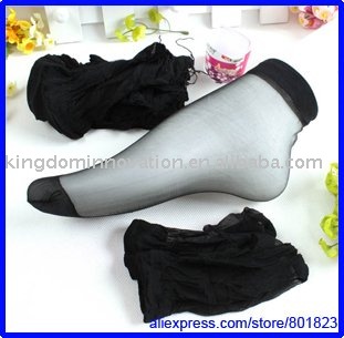 Ms. Summer Short stockings candy color colored crystal thin transparent pairs 10 pairs of black socks,best-selling