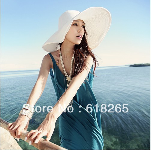 Ms summer travel must-have sunbonnet hat beach hat (54-58cm)