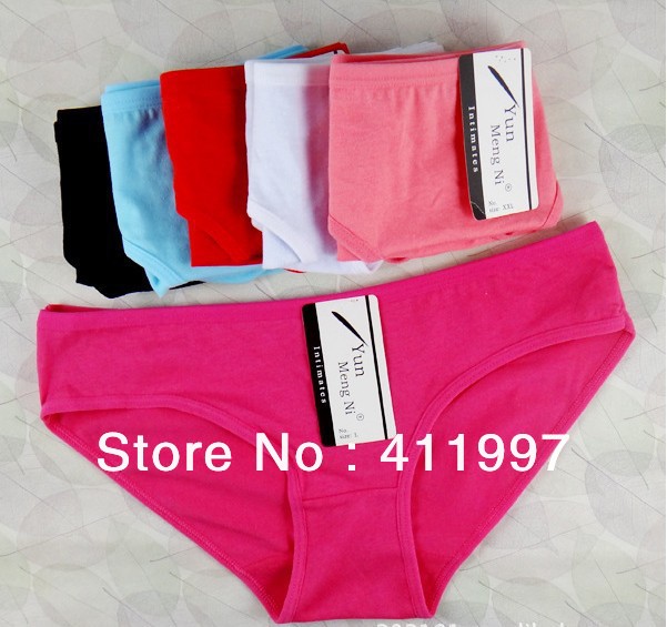 Ms wholesale fashion 30pcs comfortable pure cotton briefs underwear pants!