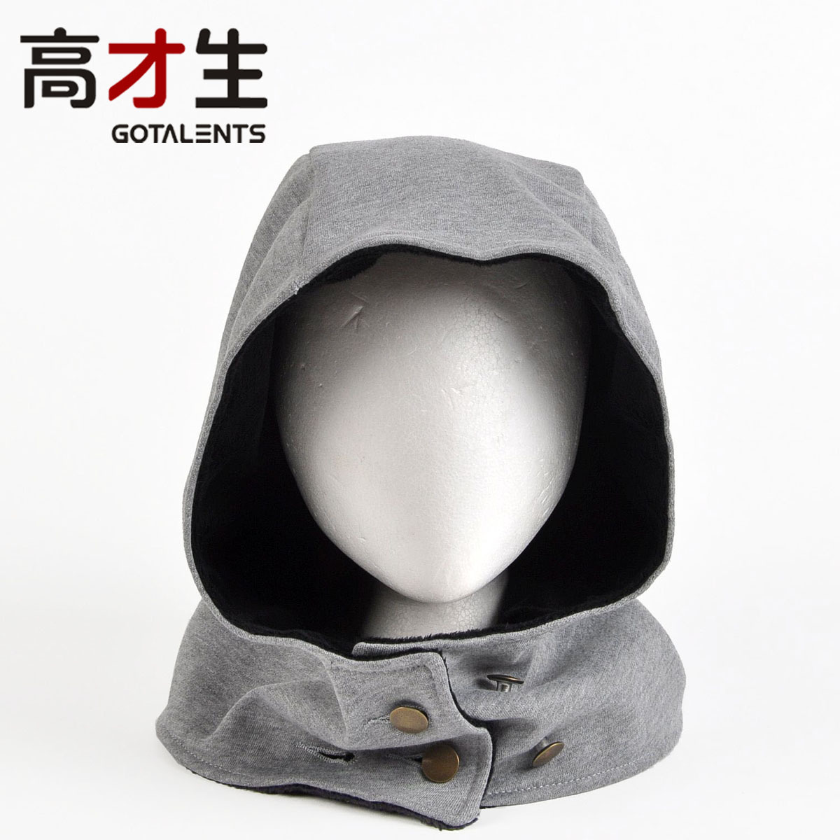 Muffler scarf male thick collars double layer plus velvet female muffler scarf dual hat