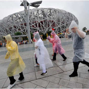 Multi-colored fashion raincoat disposable raincoat portable raincoat